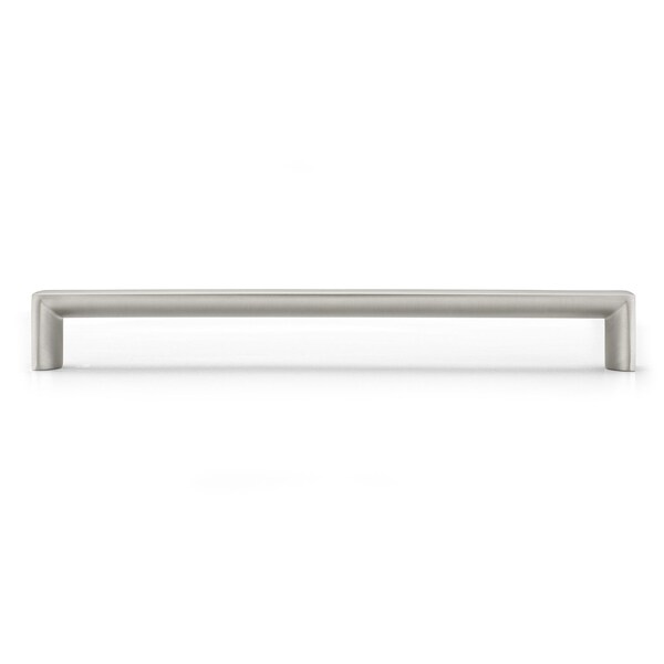 Richelieu 7 9/16 in (192 mm) Center-to-Center Brushed Nickel, Low Luster Contemporary Cabinet Pull - BP458192196