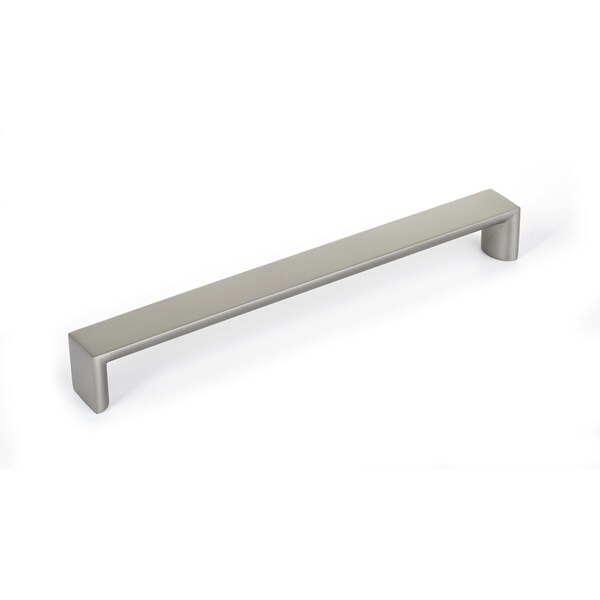 Richelieu 7 9/16 in (192 mm) Center-to-Center Brushed Nickel, Low Luster Contemporary Cabinet Pull - BP458192196