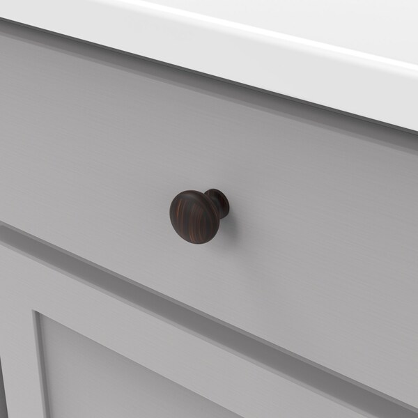 Heritage Designs Transitional Knob 114 Inch Diameter Vintage Bronze Lustre Finish, 35PK - V35P6091-VBL