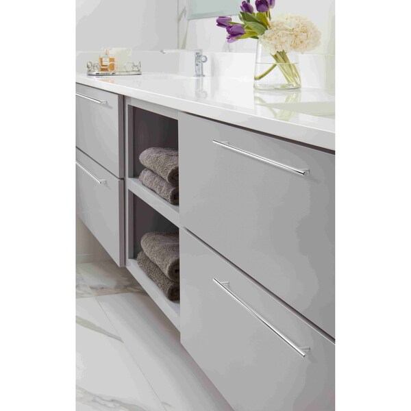 Amerock Bar Pulls 18-7/8 in 480 mm Center-to-Center Polished Chrome Cabinet Pull - BP1901626