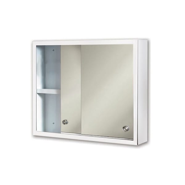Ketcham 24" x 20" Surface Mounted Polished Edge Sliding Door Medicine Cabinet - SD-2420