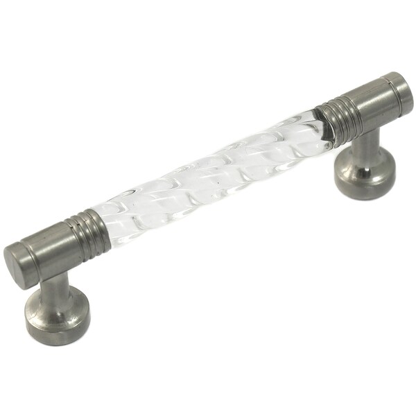 Laurey 3" Acrystal Pull, Acrylic w/ Satin Pewter Legs - 82959