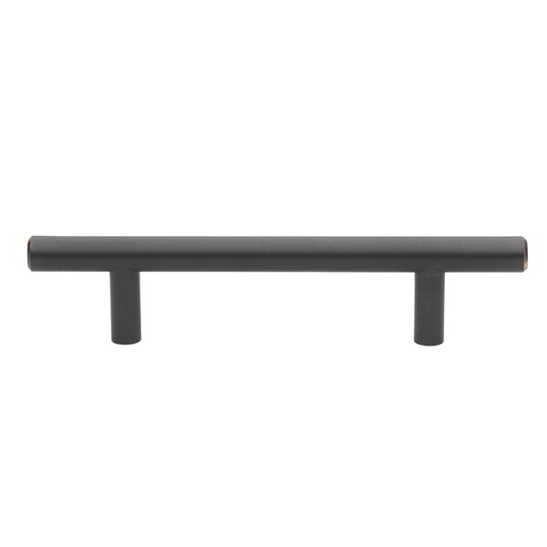 Gliderite Hardware 3-3/4 in. Center to Center Oil Rubbed Bronze Solid Steel Bar Pull - 5001-96-ORB, 10PK - 5001-96-ORB-10