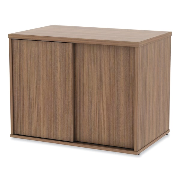 Alera Open Office Low Storage Cabinet Credenza, 29.5x19-1/8x22-7/8, Walnut - ALELS593020WA