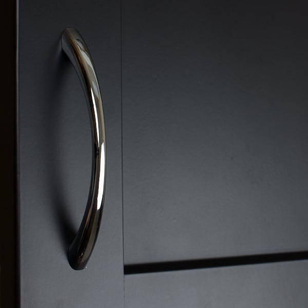 Gliderite Hardware 3-3/4 in. Center to Center Polished Chrome Arched Cabinet Pull - 4036-PC, 10PK - 4036-PC-10
