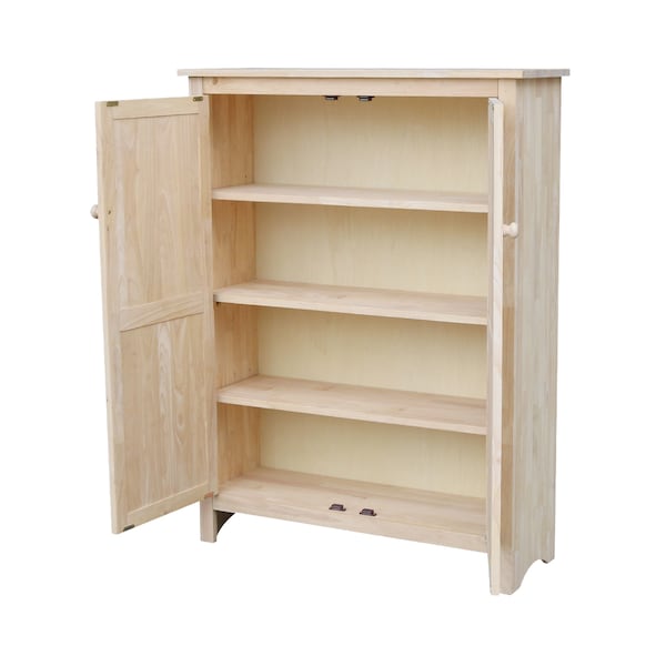International Concepts Double Jelly Cupboard, 51"H, Unfinished - CU-167