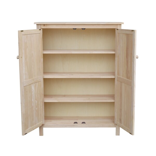 International Concepts Double Jelly Cupboard, 51"H, Unfinished - CU-167
