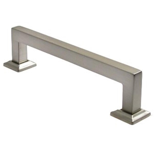 Grandoldgarden Satin Nickel 5 In. On Center Square Pull - GR3197164