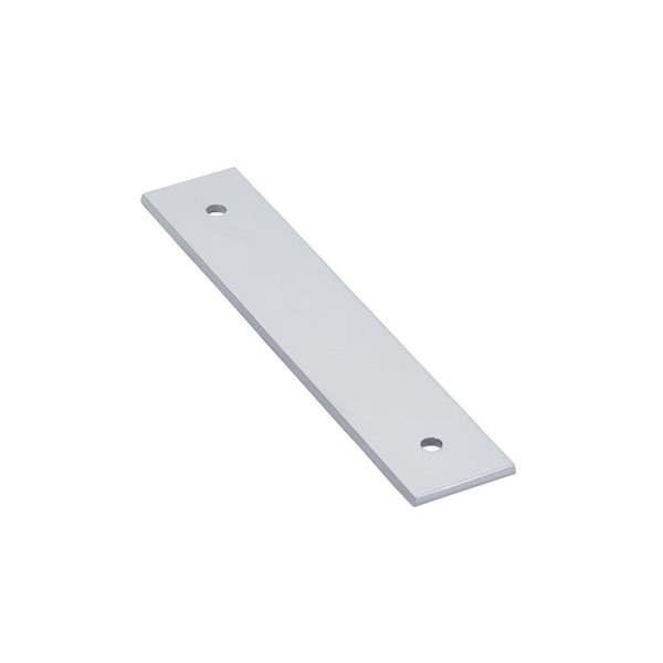 Patioplus 4 in. Center to Center Back Plate for Pulls, Bright Chrome - PA2056047