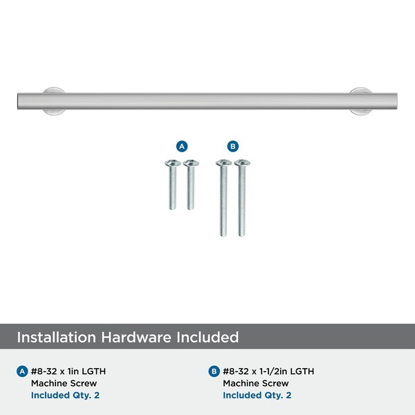 Amerock Everett 10-1/16 inch 256mm Center-to-Center Polished Chrome Cabinet Pull - BP3710926