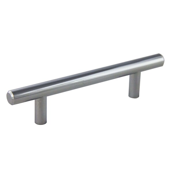 Pride Industrial 6in Bar Cabinet Pull with 3-3/4in Center to Center Polished Chrome Finish - P1096PC