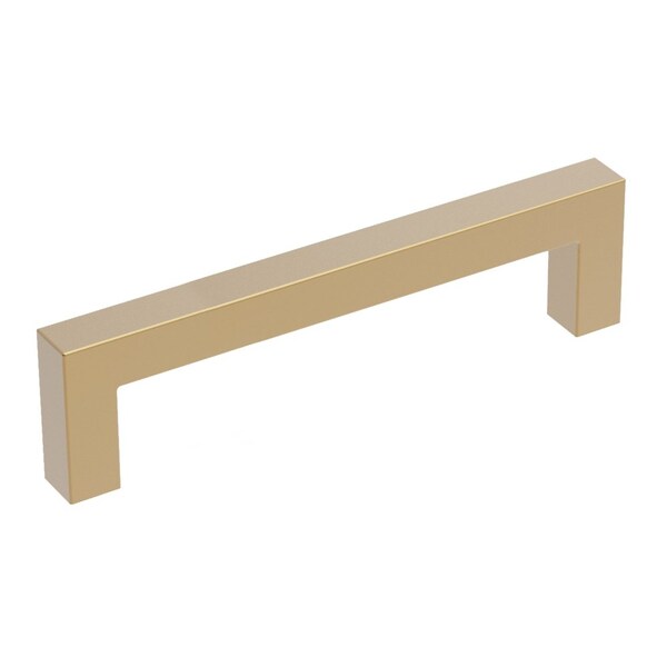 Heritage Designs Contemporary Pull 334 Inch 96mm Center to Center Brushed Brass Finish, 10PK - R078429BBX10B