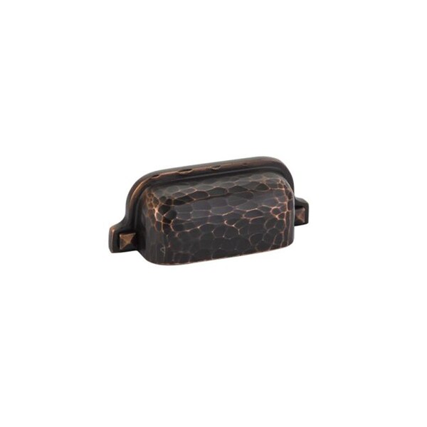 Patioplus 3 in. Center to Center Hammered Bin Cabinet Pull, Oil Rubbed Bronze - PA1631451