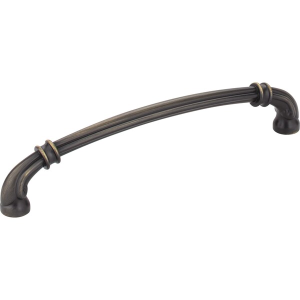 Jeffrey Alexander 160 mm Center-to-Center Antique Brushed Satin Brass Lafayette Cabinet Pull - 317-160ABSB