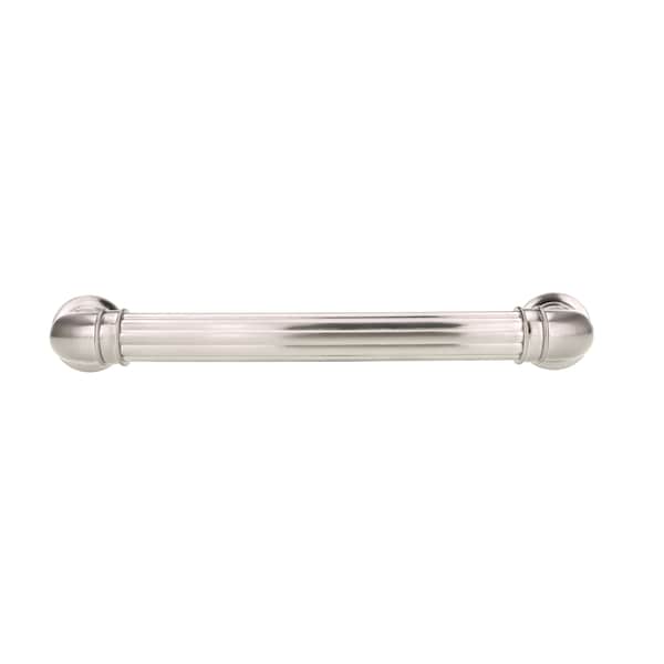 Richelieu 6 5/16 in (160 mm) Center-to-Center Brushed Nickel Traditional Cabinet Pull - BP8818160195