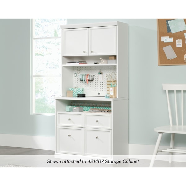 Sauder Craft Pro Series Hutch , Attaches to <a href= in./Products/421405 - 421414