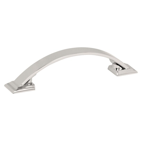 Amerock Candler 3 inch 76mm Center-to-Center Polished Nickel Cabinet Pull - 2000695