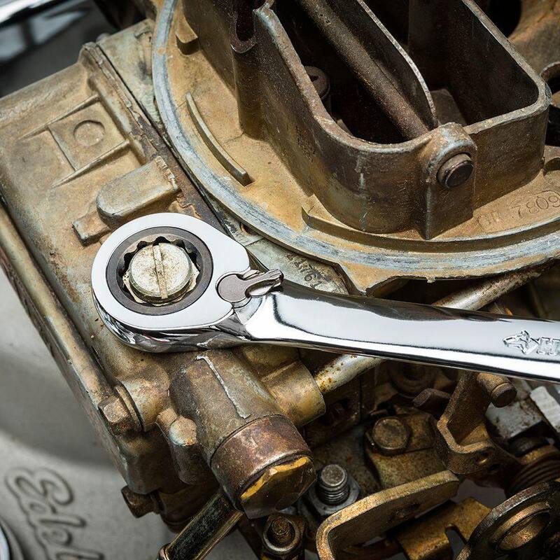 Husky 1/2 in. Reversible Ratcheting Combination Wrench - HRRW12