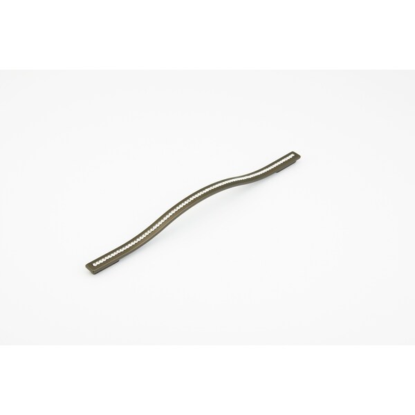 Schaub 288mm to 320mm Center to Center Skyevale Cabinet Pull with Crystals Milano Bronze Finish - 303-MBZ