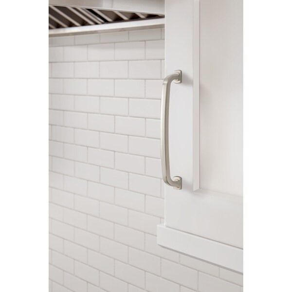 Amerock Surpass 6-5/16 in 160 mm Center-to-Center Satin Nickel Cabinet Pull - BP36896G10