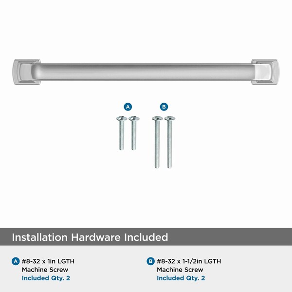 Amerock Surpass 6-5/16 in 160 mm Center-to-Center Polished Chrome Cabinet Pull - BP3689626
