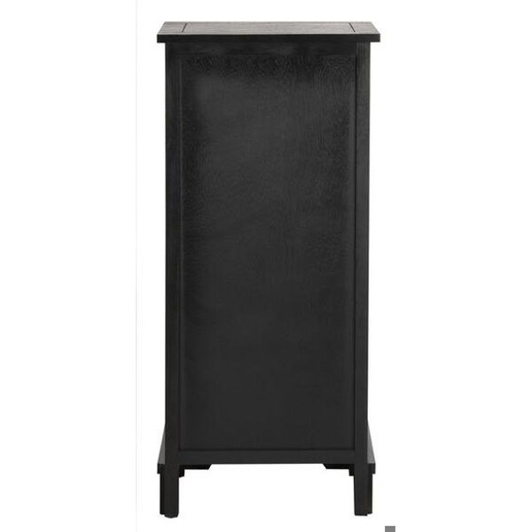 Safavieh Connery Cabinet- Distressed Black - 35 X 11.8 X 15.9 In. - AMH5742A