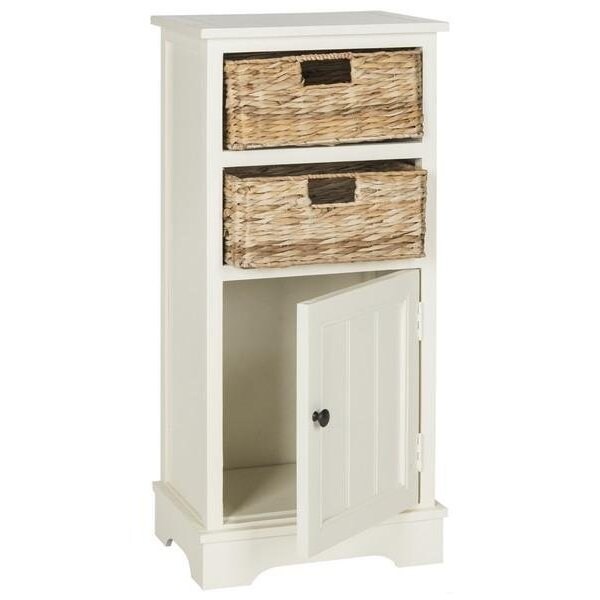 Safavieh 35 x 15.9 x 11.8 in. Connery CabinetDistressed & White - AMH5742B