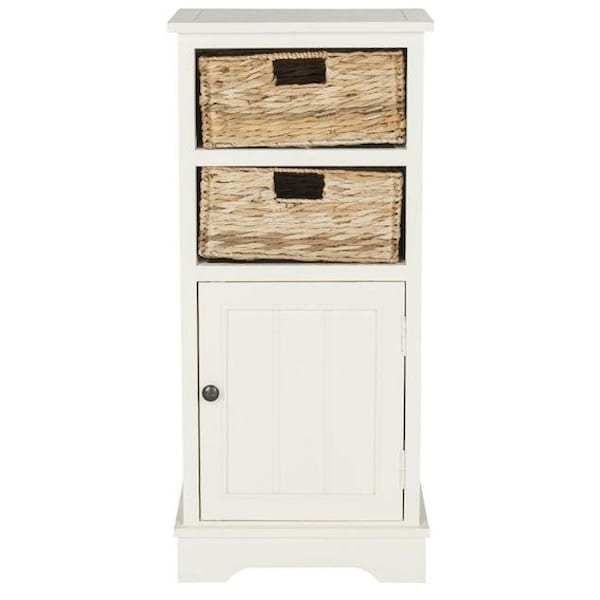 Safavieh 35 x 15.9 x 11.8 in. Connery CabinetDistressed & White - AMH5742B