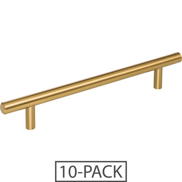 Elements By Hardware Resources 128 mm Center-to-Center Satin Bronze Naples Cabinet Bar Pull,  - 220SBZ-10