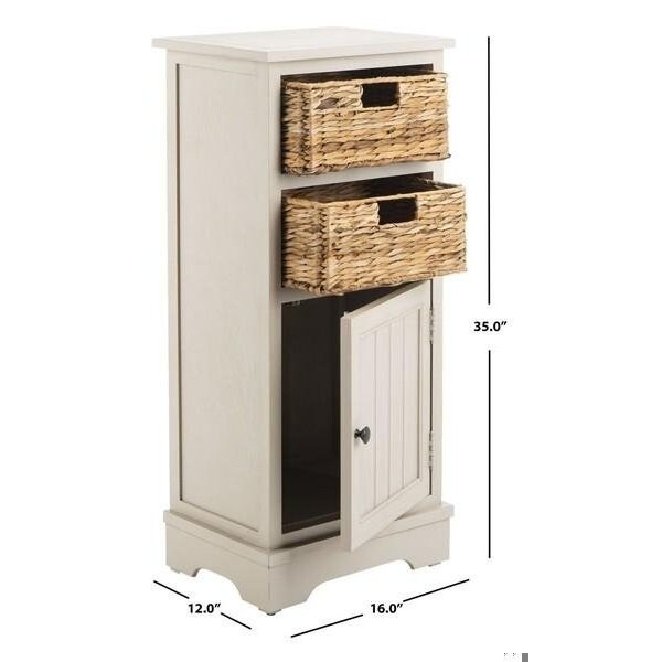 Safavieh Connery Cabinet- Vintage Grey - 35 X 11.8 X 15.9 In. - AMH5742D