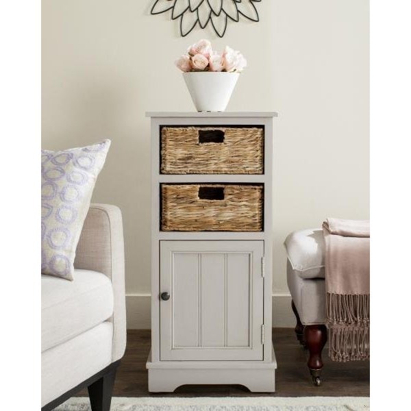 Safavieh Connery Cabinet- Vintage Grey - 35 X 11.8 X 15.9 In. - AMH5742D
