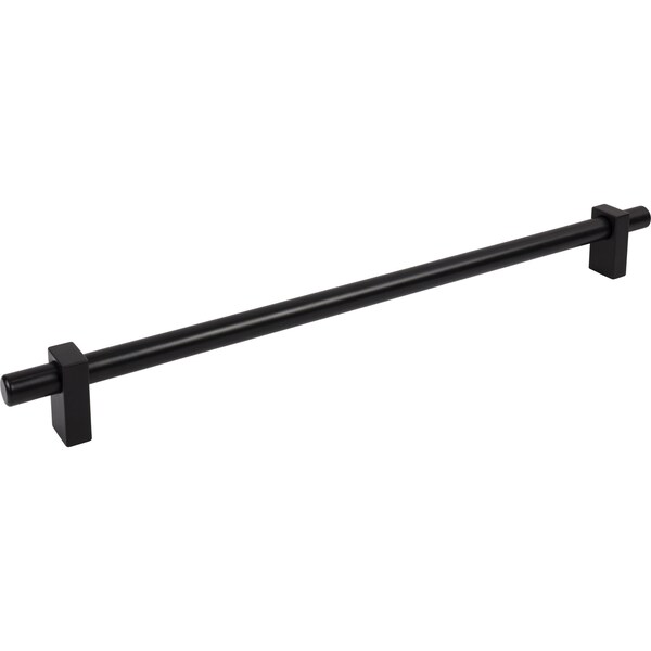 Jeffrey Alexander 18In. Center-To-Center Matte Black Larkin Appliance Pull - 478-18MB