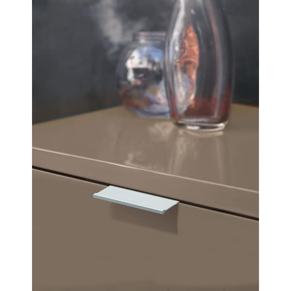 Richelieu 1-31/32 in. (50 mm) Center-to-Center Aluminum Contemporary Edge Pull - BP46037010