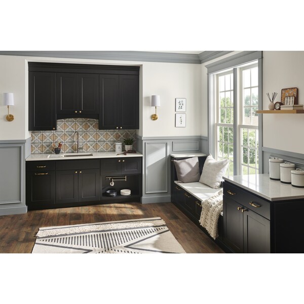 Jeffrey Alexander 224 mm Center-to-Center Satin Bronze Audrey Cabinet Pull - 278-224SBZ