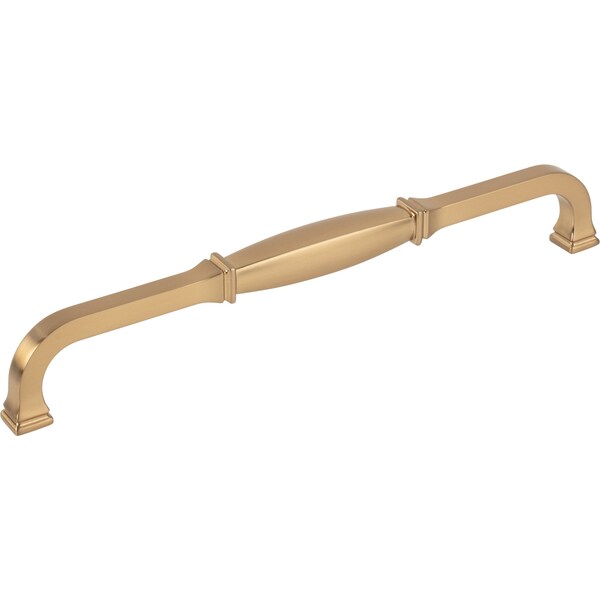Jeffrey Alexander 224 mm Center-to-Center Satin Bronze Audrey Cabinet Pull - 278-224SBZ