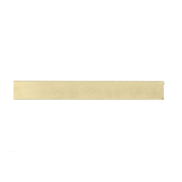 Richelieu 16 3/8 in (416 mm) Satin Gold Contemporary Aluminum Edge Pull, Lincoln Collection - BP9898416166