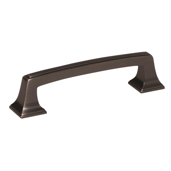 Amerock Mulholland 3-3/4 inch 96mm Center-to-Center Gunmetal Cabinet Pull - 2000750