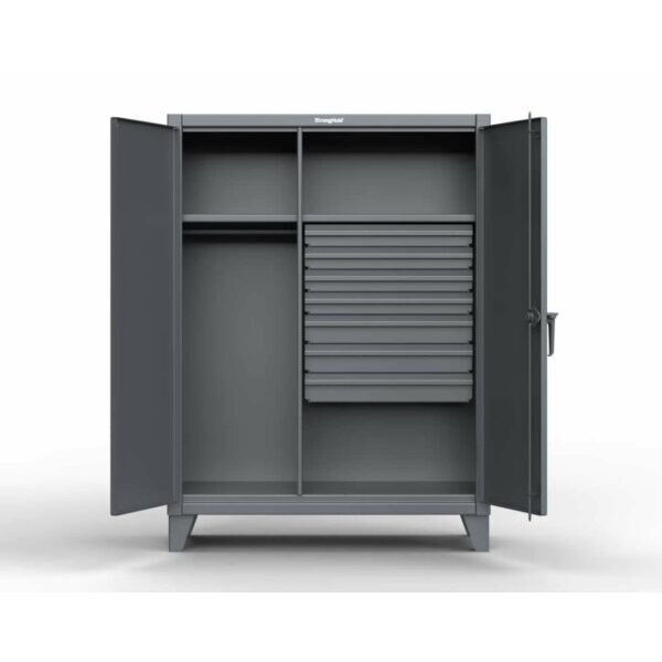 Strong Hold 12 Storage Cabinet, 48" W, 66" H, Wardrobe - 45-W-242-7DB