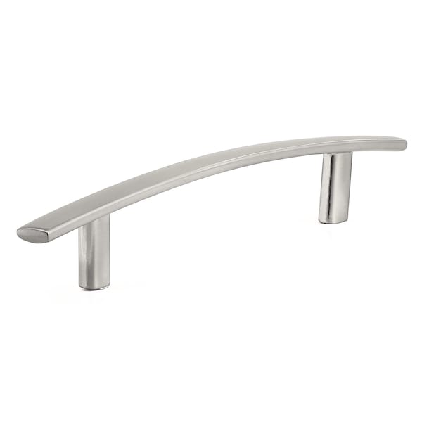 Richelieu 5-1/16 in. (128 mm) Center-to-Center Brushed Nickel Contemporary Drawer Pull - BP6501195