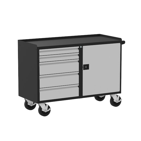 Valley Craft Work Bench Cabinet, 1 Door (Right) And 5 - F89616BS