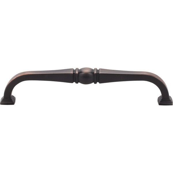 Jeffrey Alexander 160 mm Center-to-Center Brushed Oil Rubbed Bronze Katharine Cabinet Pull - 188-160DBAC