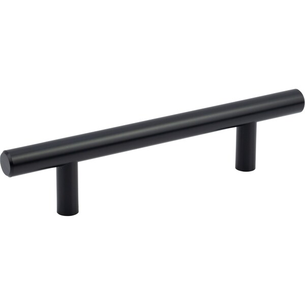 Designperfect 3-3/4'' Center-to-Center Cabinet Bar Pull, Matte/Flat Black, 25PK - DPA25T203BLK