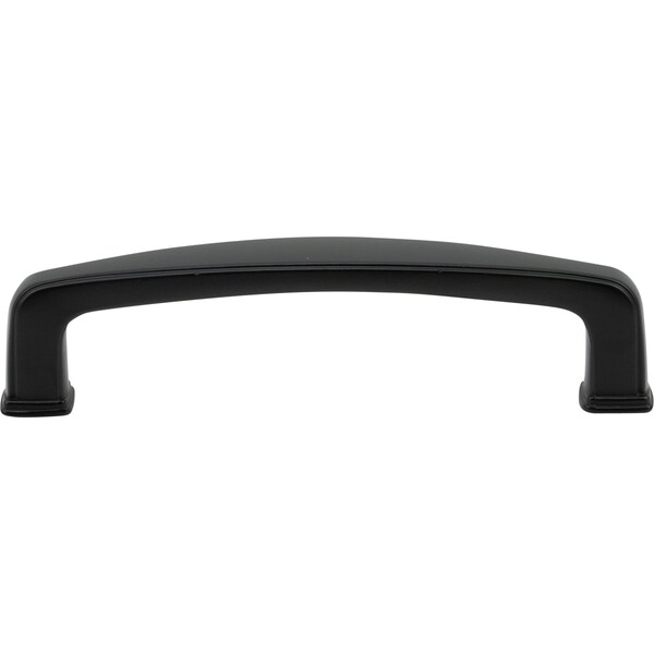 Designperfect 3-3/4'' Center-to-Center Square Cabinet Pull, Matte/Flat Black, 25PK - DPA25S873BLK