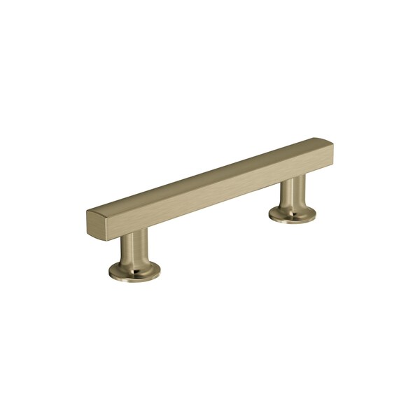 Amerock Everett 3-3/4 inch 96mm Center-to-Center Golden Champagne Cabinet Pull - BP37104BBZ