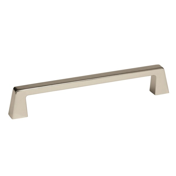 Amerock Blackrock 6-5/16 inch 160mm Center-to-Center Polished Nickel Cabinet Pull - 2000612