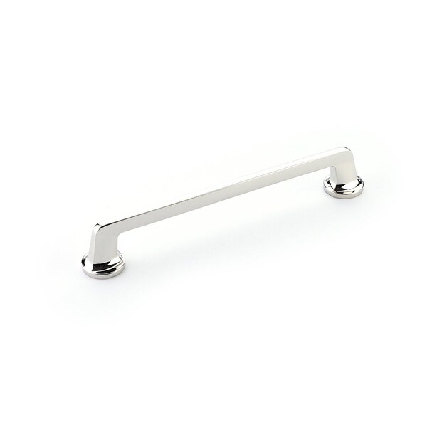 Schaub 8in Center to Center Northport Cabinet Pull Polished Nickel Finish - 213-PN