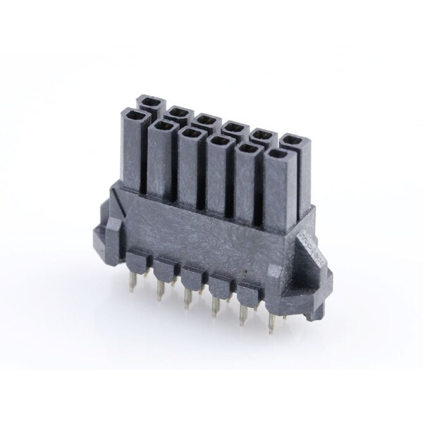 Molex Rectangular Power Connector, 12 Contact(S), Female, Solder Terminal, Receptacle - 447691202