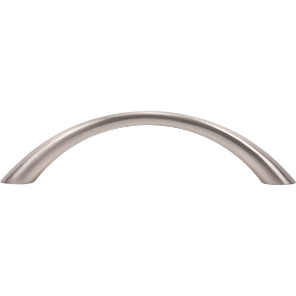 Designperfect 3-3/4'' Center-to-Center Arch Pull, Brushed Satin Nickel, 10PK - DPA10H383SNB