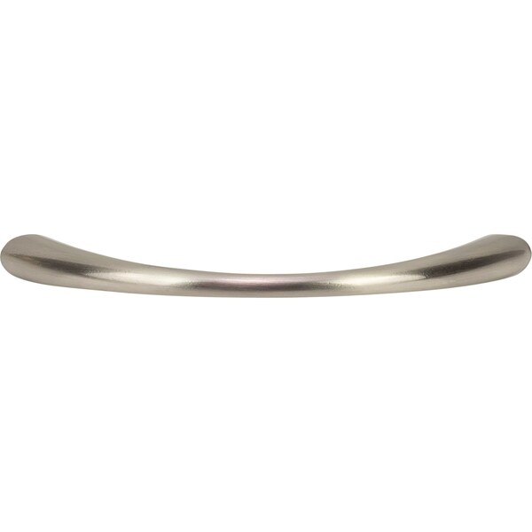 Designperfect 3-3/4'' Center-to-Center Arch Pull, Brushed Satin Nickel, 10PK - DPA10H383SNB