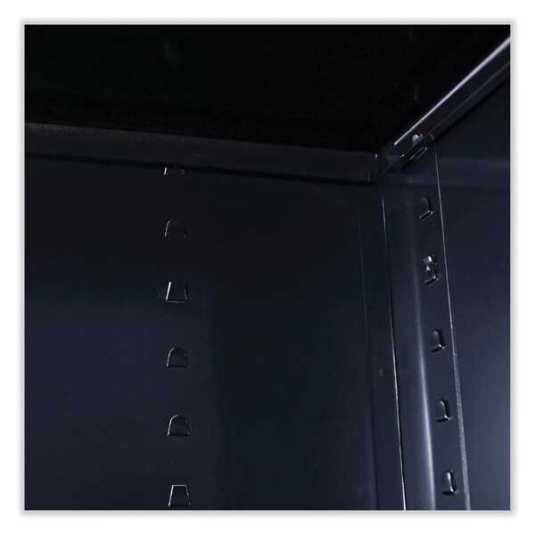 Alera Economy Assembled Storage Cabinet, 36w x 18d x 42h, Black - CME4218BK